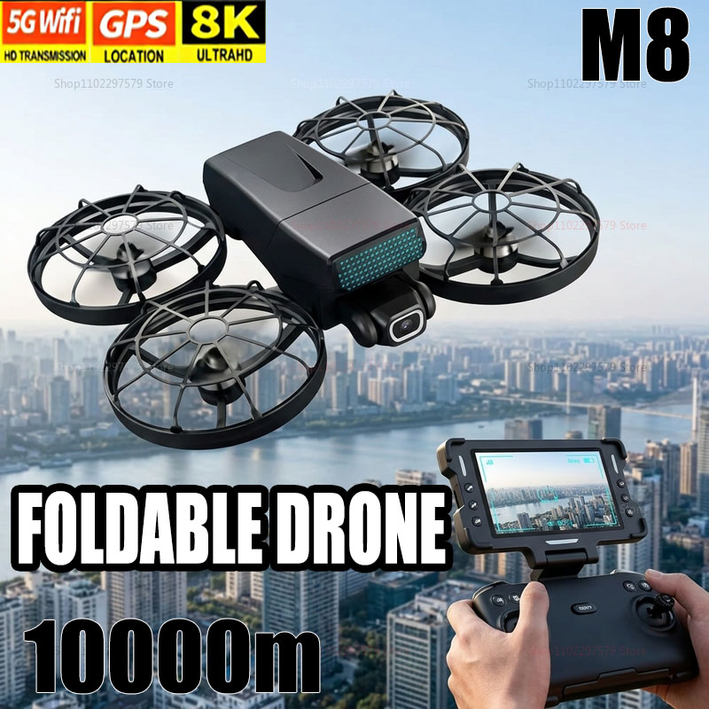 Drone Kit With Camera - Nuovi Droni M8 GPS 8K Professionali
