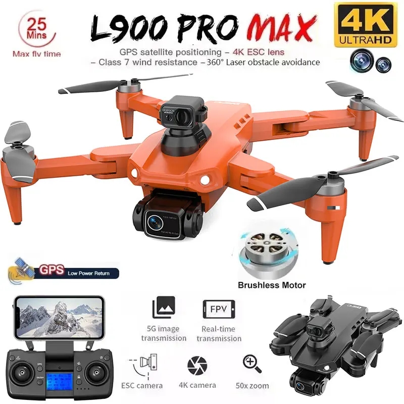 L900 Pro MAX GPS Drone 4K Prof - Drone Kit Professional recensione e prezzo