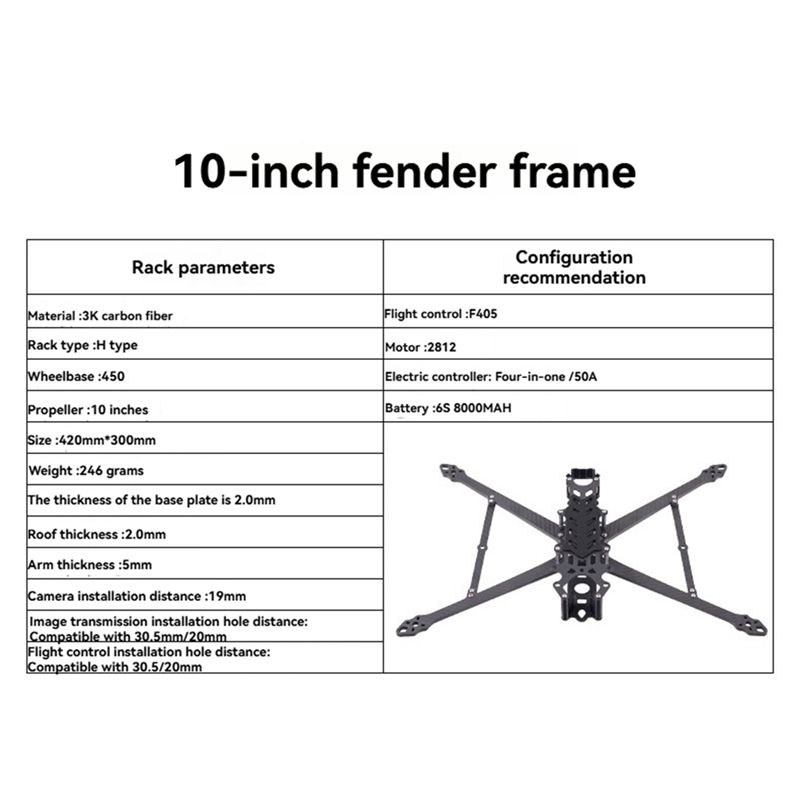 Telaio per Drone da Corsa FPV  - Drone Kit Long Range recensione e prezzo