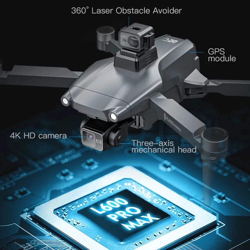 L600 PRO MAX GPS Drone Profess - Drone Kit Professional recensione e prezzo