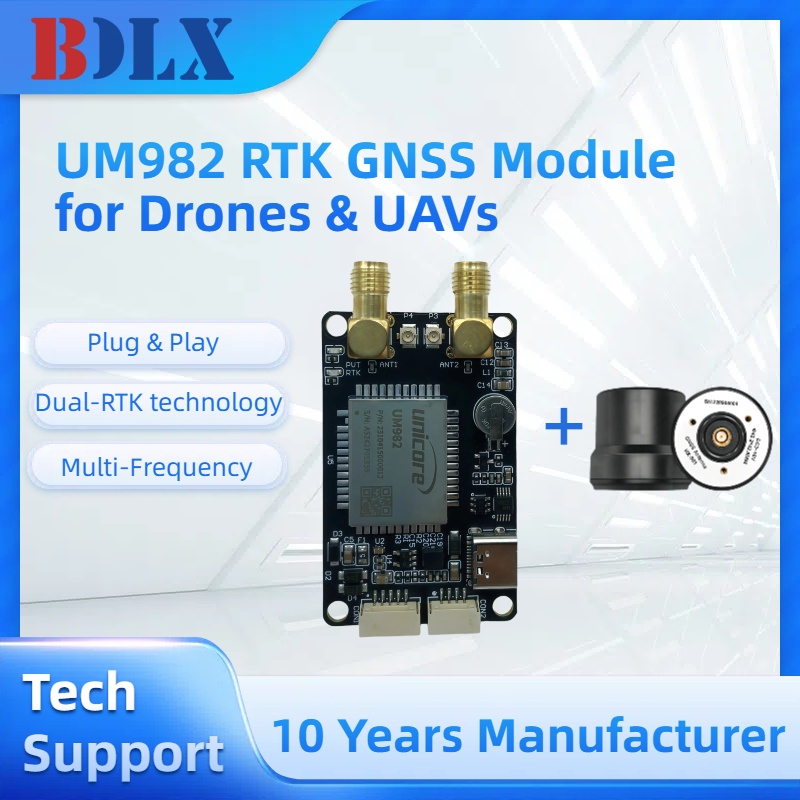 UM982 Doppia Antenna RTK GNSS  - Drone Kit Hexacopter recensione e prezzo